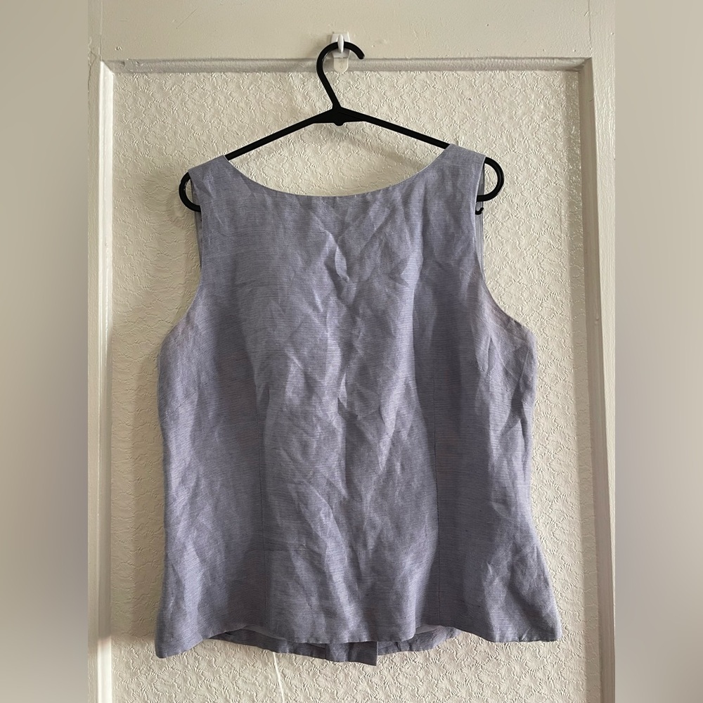 Y2K Lavender Ann Taylor Shell Top